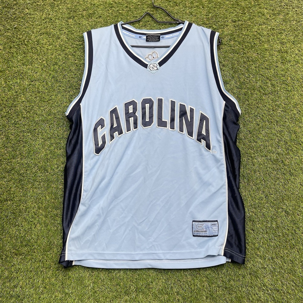UNC Carolina Tar Heels Basketball Jersey Mens XL Colosseum Sports Blue #32